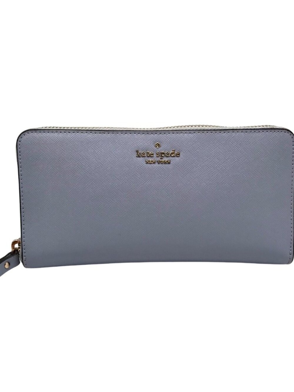 Kate Spade Baby Blue Saffiano Leather Laurel Way Neda Wallet